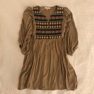 Aztec shift dress
